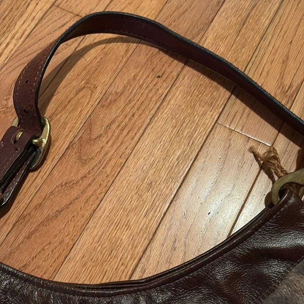 Pony up brand Brown Leather Women's Bag - Picture 3 of 10